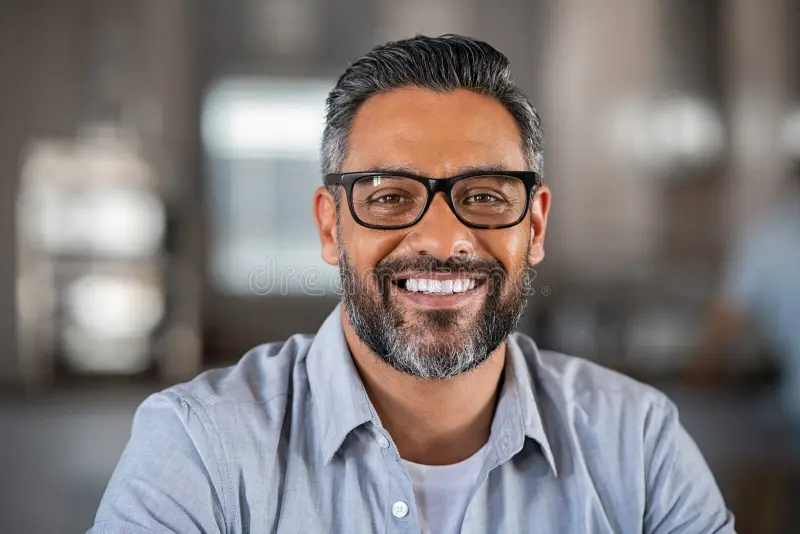 smiling-indian-man-looking-camera-mature-wearing-spectacles-portrait-middle-eastern-confident-businessman-office-195195079